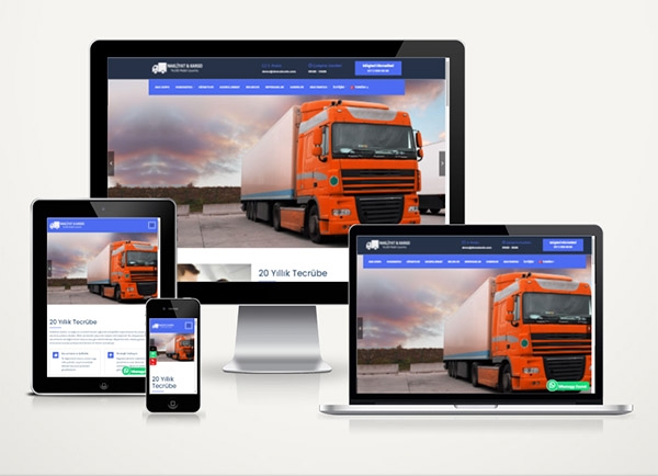 Nakliyat ve Taşımacılık Web Sitesi Paketi v1.0